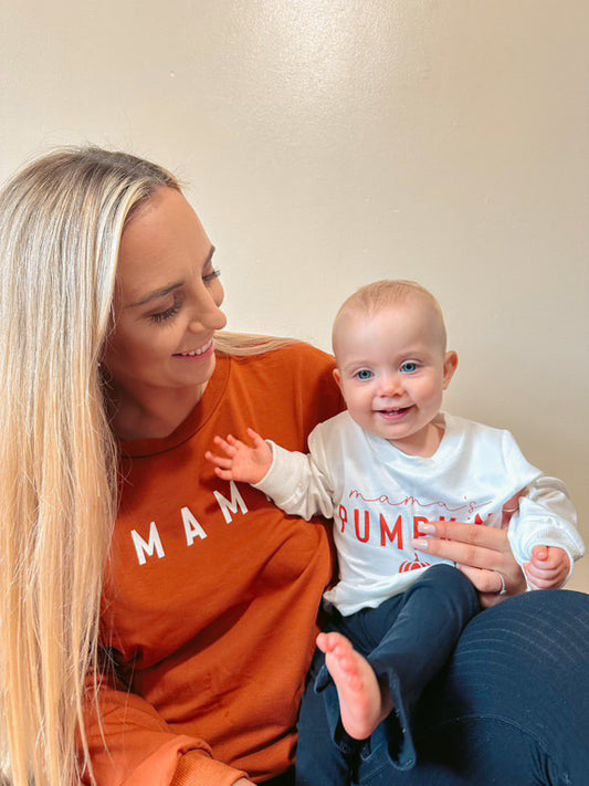 Mama and Mini Halloween Sweaters