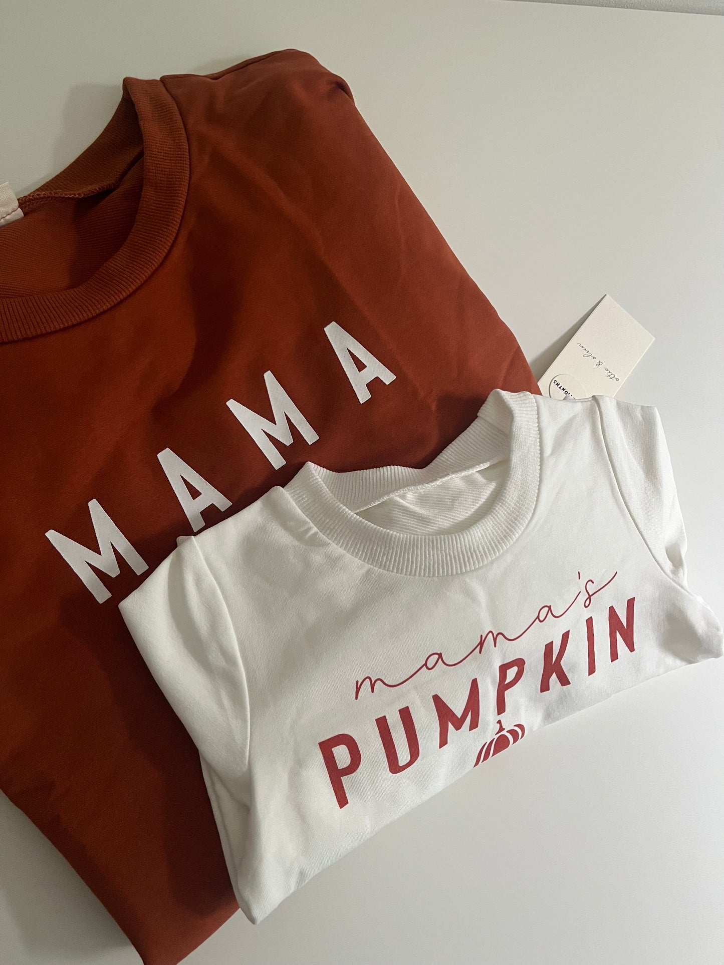 Mama and Mini Halloween Sweaters