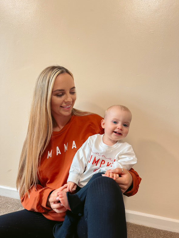 Mama and Mini Halloween Sweaters