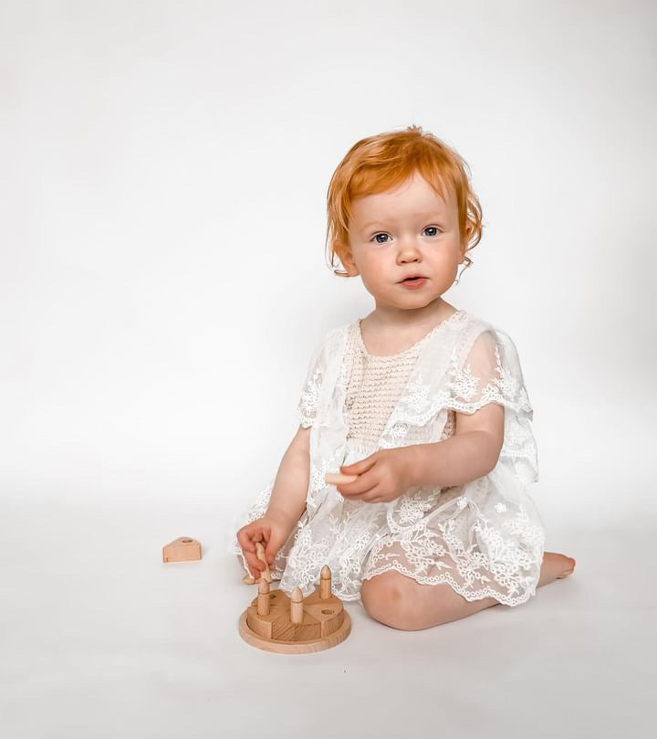 Wooden Birthday Mini Cake & Wand