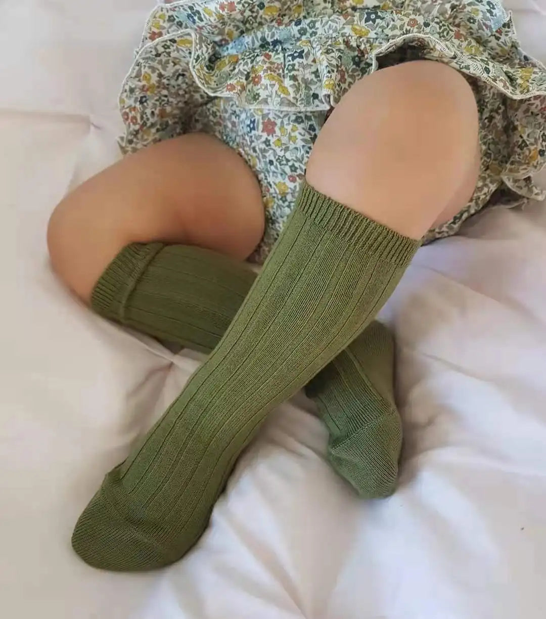 Knee High Cotton Socks