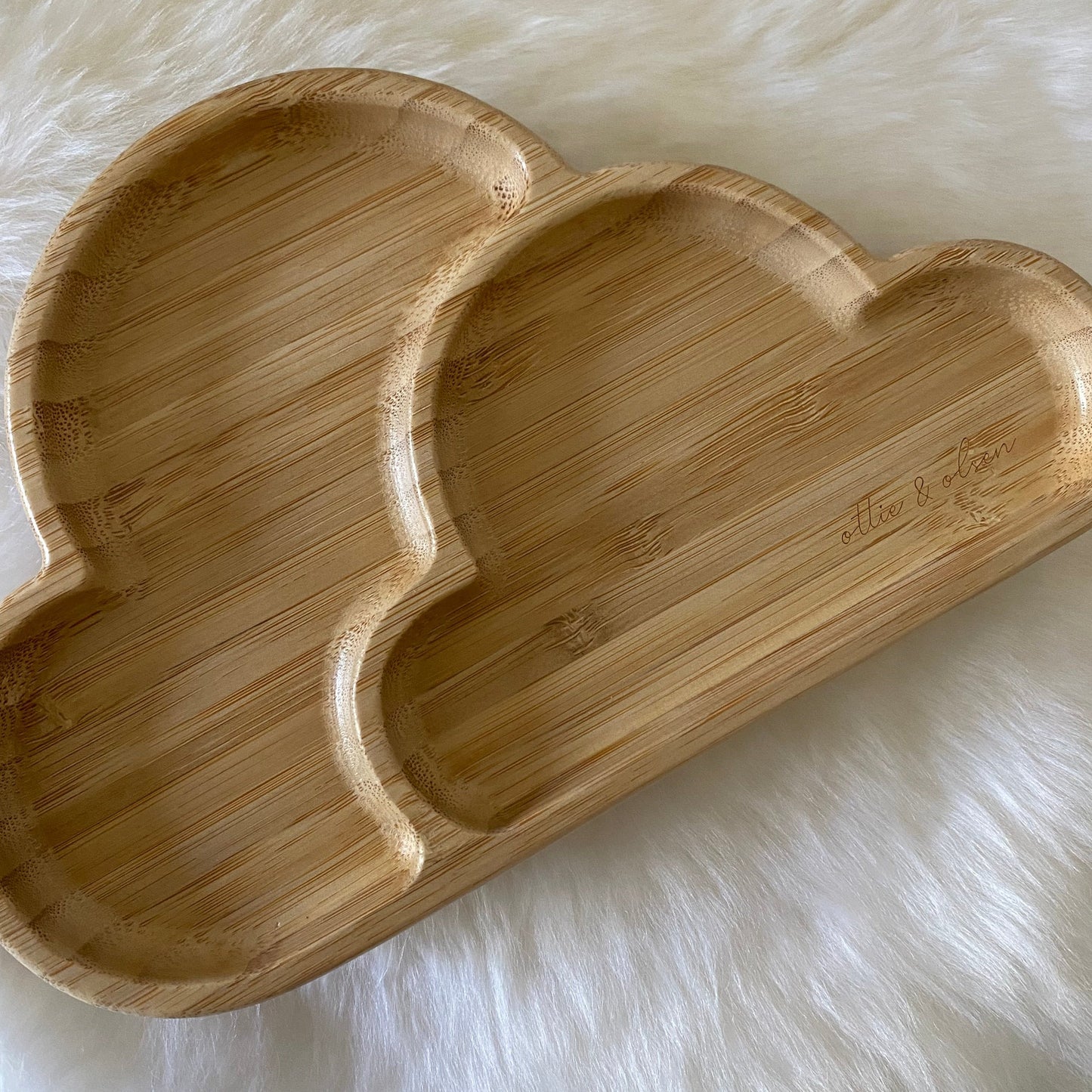 Bamboo Cloud Plate - ottieandolsen