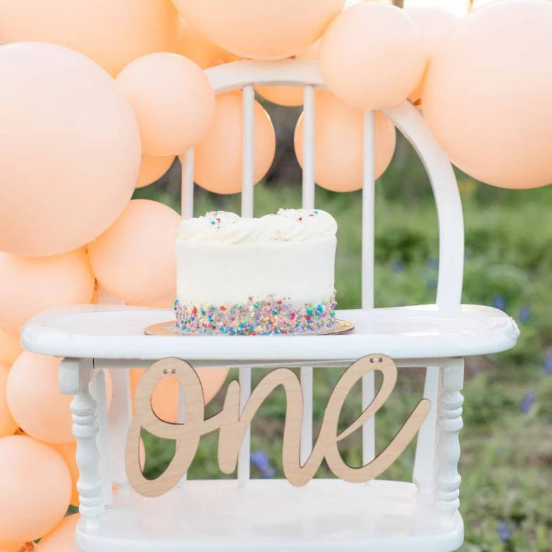 ONE Wooden Highchair Banner