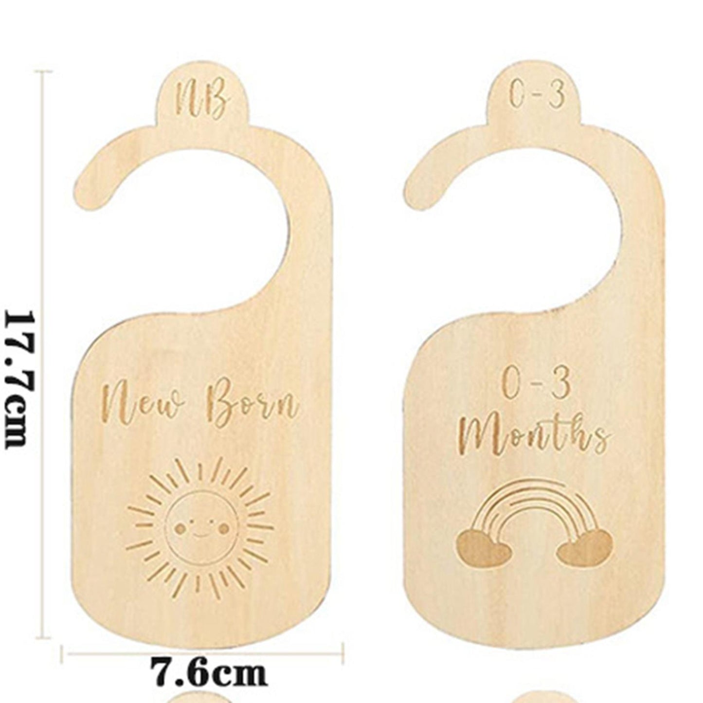 Baby Wooden Closet Dividers - ottieandolsen