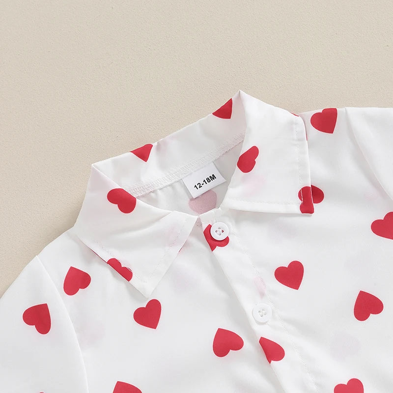 Be My Valentine Shirt Set