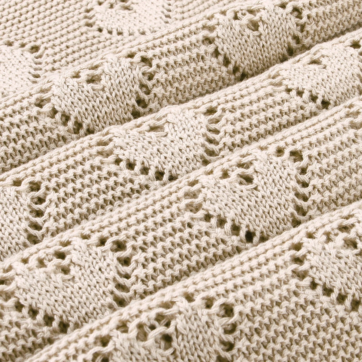 Love Heart Knitted Blanket