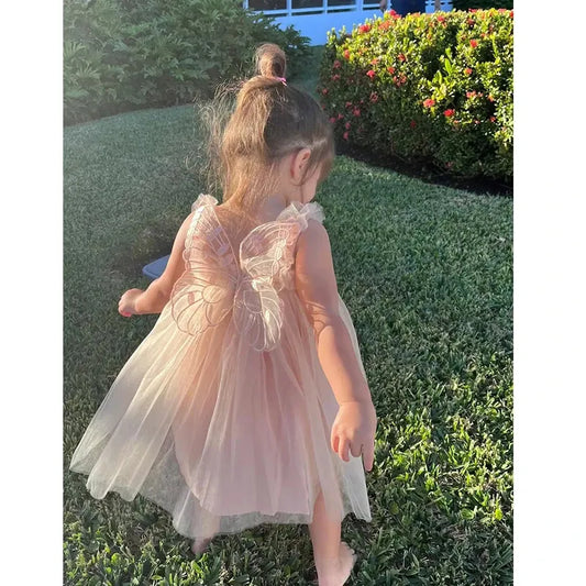 Butterfly Tulle Party Dress