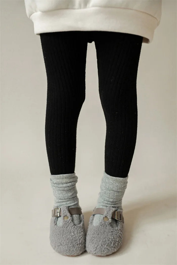 Knitted Ribbed Leggings