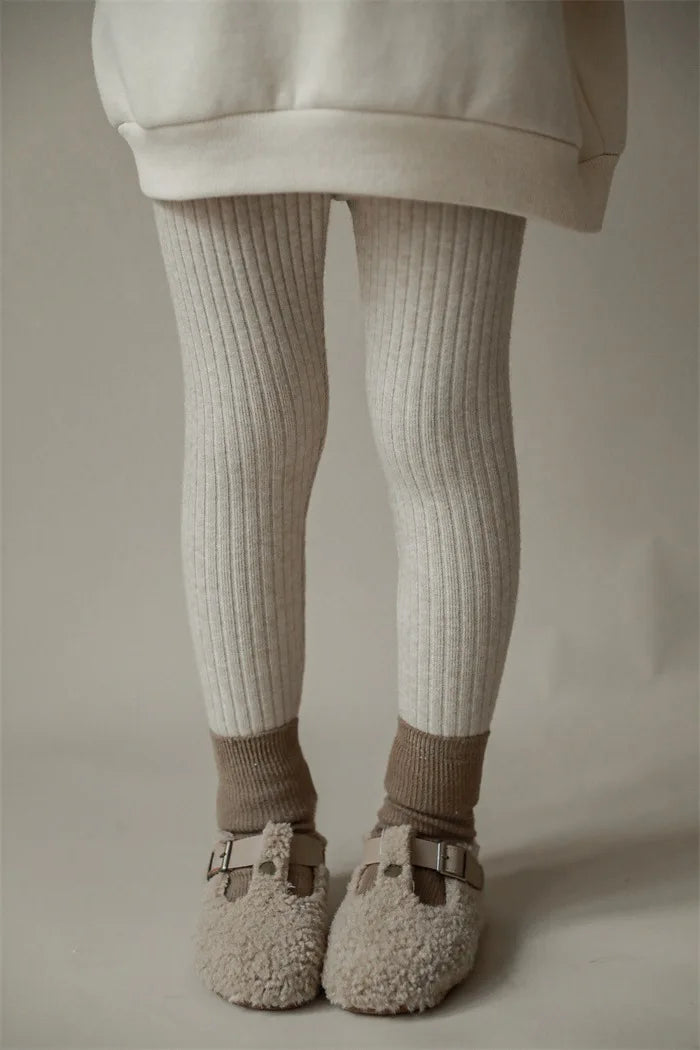 Knitted Ribbed Leggings