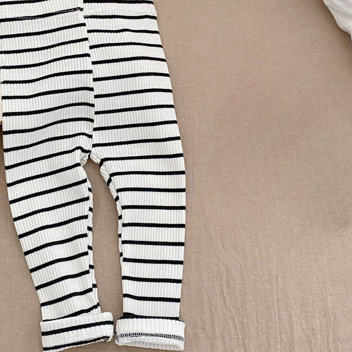 Stripe Ribbed Leggings