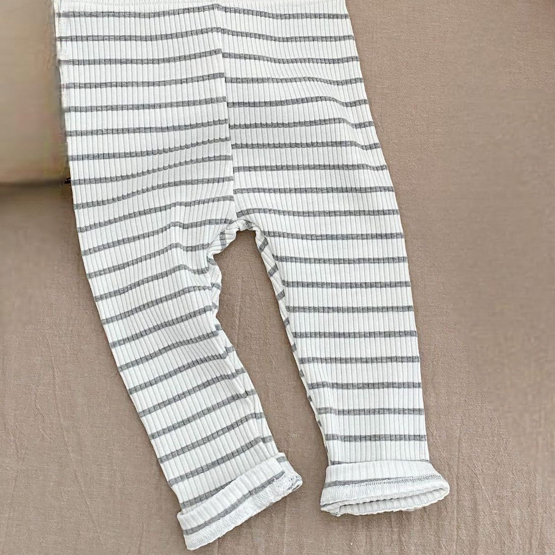 Stripe Ribbed Leggings