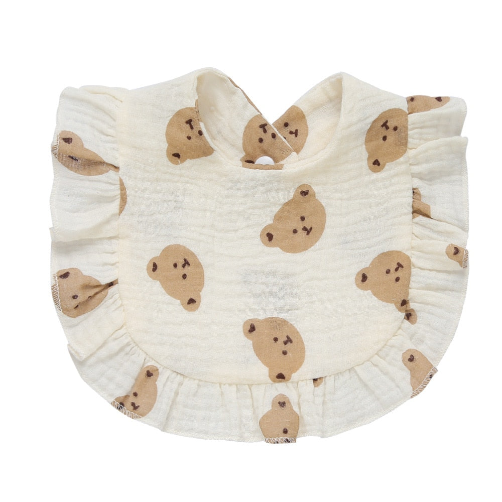 The Little Bear Ruffle Bib